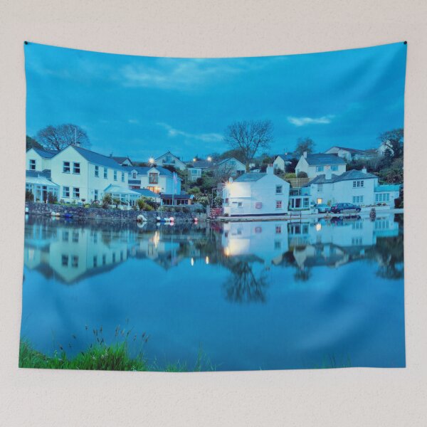 Item preview, The Lights Come On In Mylor Bridge designed and sold by Terri Waters Photography & Design.