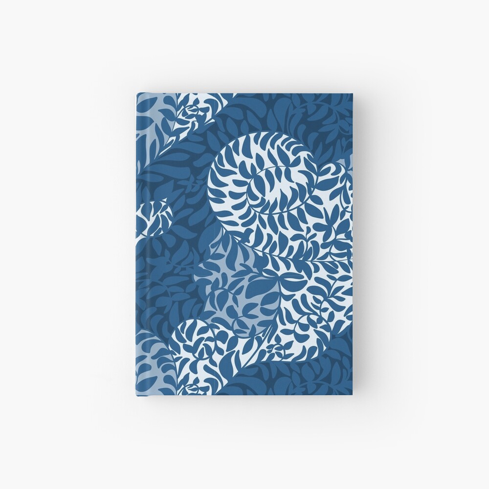 Vines in the clouds pattern design Hardcover Journal