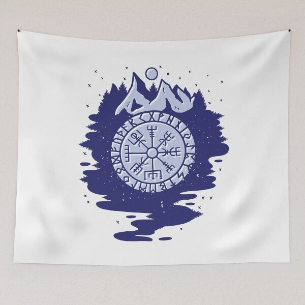 Item preview, Vikings symbols, compass designed and sold by DerSenat.