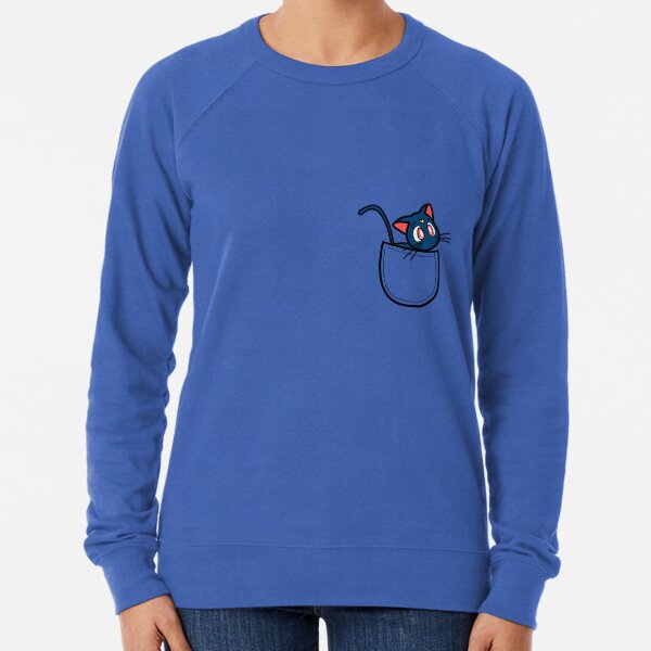 Pocket luna. Sailor moon Lightweight Sweatshirt