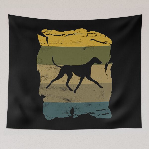 Item preview, Azawakh Distressed Vintage Retro Silhouette designed and sold by DoggyStyles.