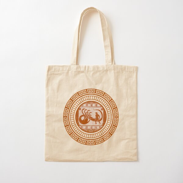 Hercules vs Hydra (orange version) Cotton Tote Bag