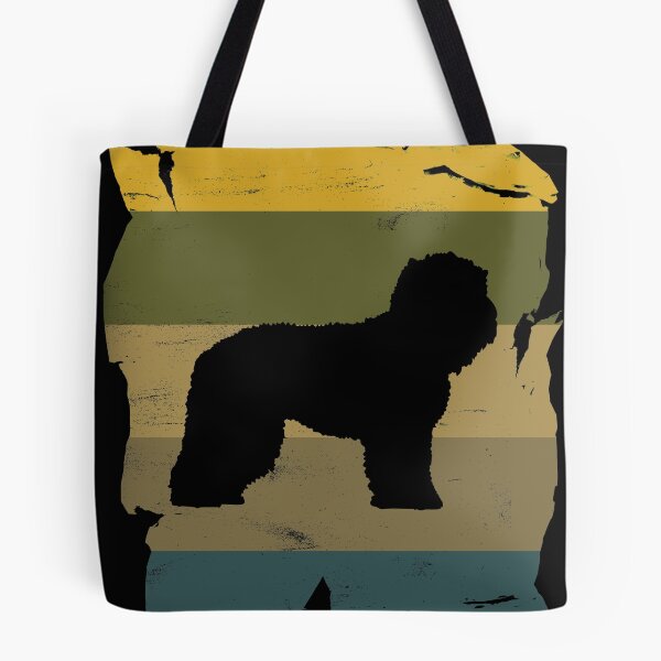 Item preview, Barbet Distressed Vintage Retro Silhouette designed and sold by DoggyStyles.