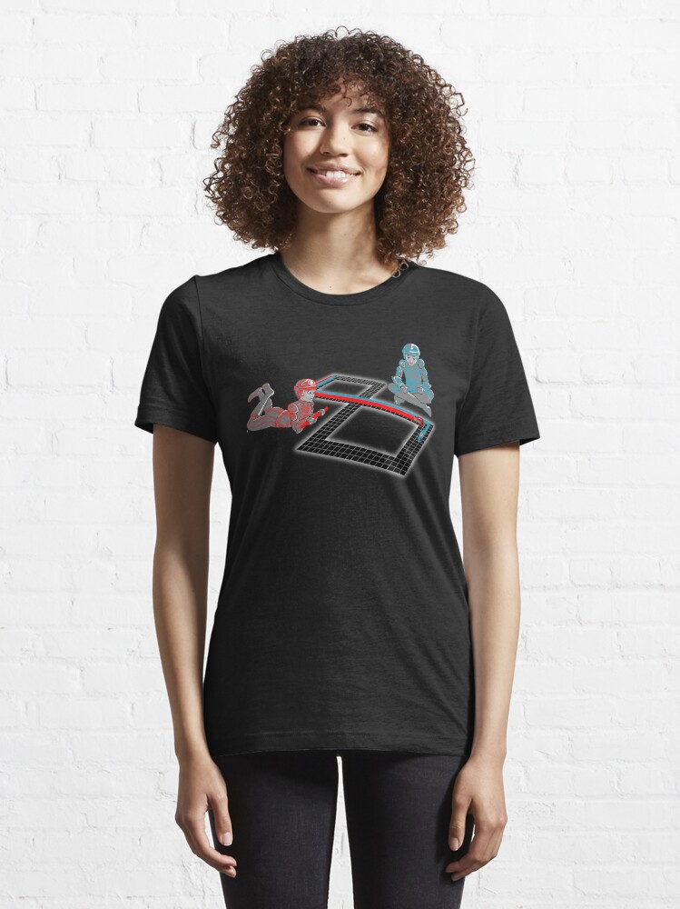 Alternate view of Tron Slot Light Cycles Essential T-Shirt