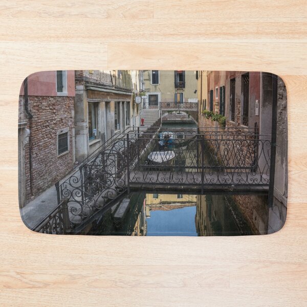 Item preview, Classic Venetian - Elegant Wrought Iron Bridges and Banisters on Fondamenta Rimedio designed and sold by Georgia Mizuleva.