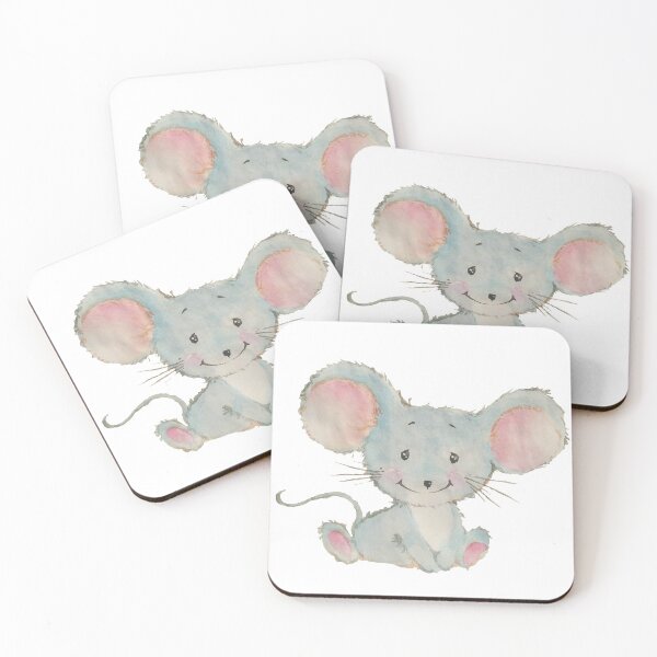 Item preview, Cute mouse watercolor design designed and sold by azracaus.