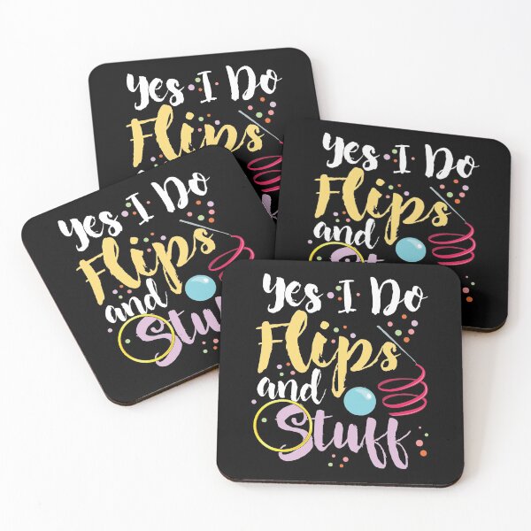 Item preview, Funny Gymnastics Yes I Do Flips And Stuff  designed and sold by Betsytiptoe.
