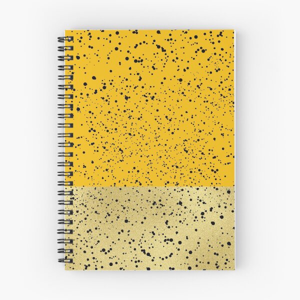 Item preview, Black dots on a mustard and golden yellow background designed and sold by Jenmag.