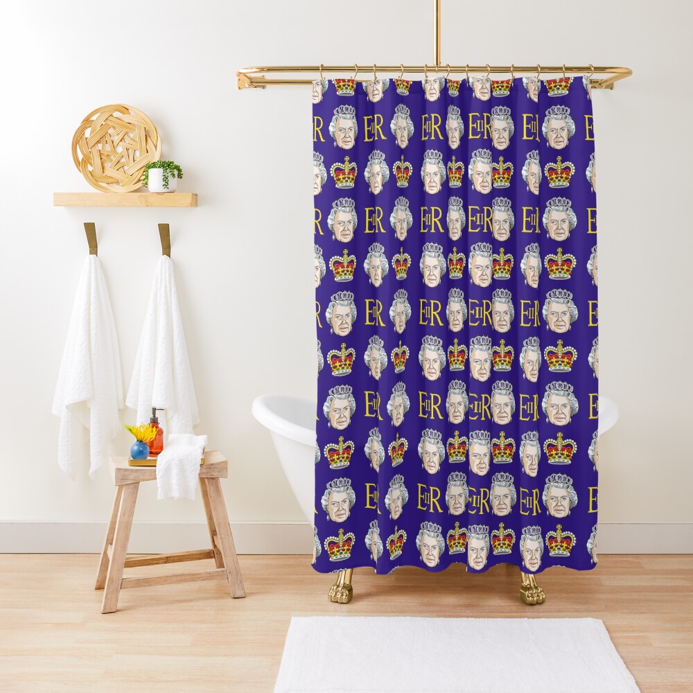 Queen Elizabeth II Shower Curtain