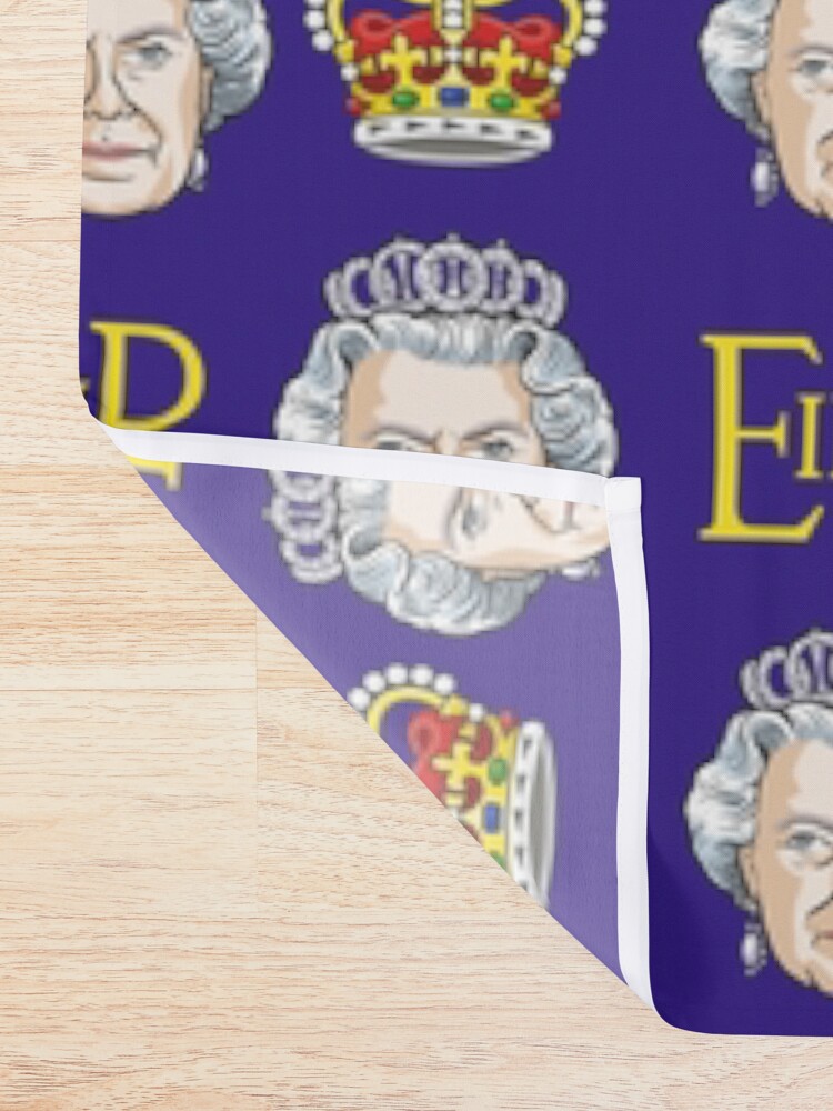 Alternate view of Queen Elizabeth II Shower Curtain