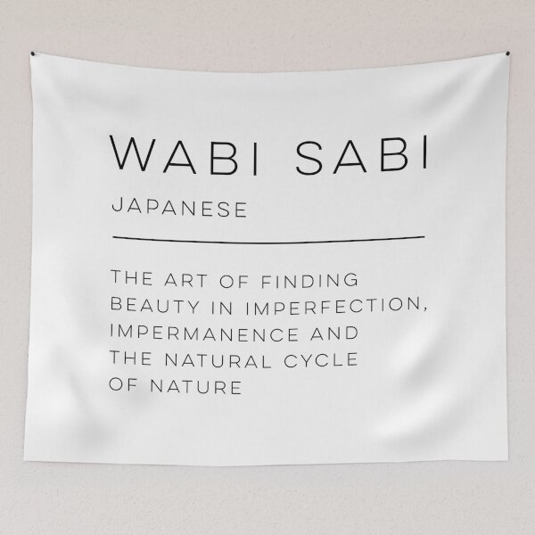 Item preview, Wabi Sabi Definition designed and sold by wisemagpie.