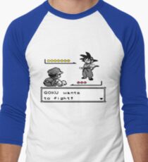 Crossover Pokemon - Dragonball Coloured balls Men's Baseball ¾ T-Shirt