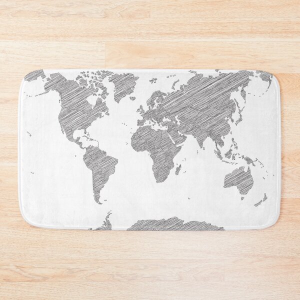Item preview, Sketchy Map of the World designed and sold by JHMimaging.
