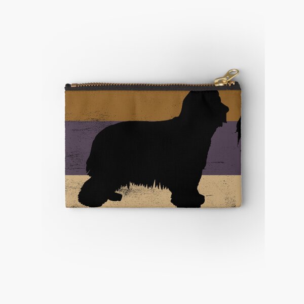 Item preview, Bearded Collie Distressed Vintage Retro Silhouette designed and sold by DoggyStyles.