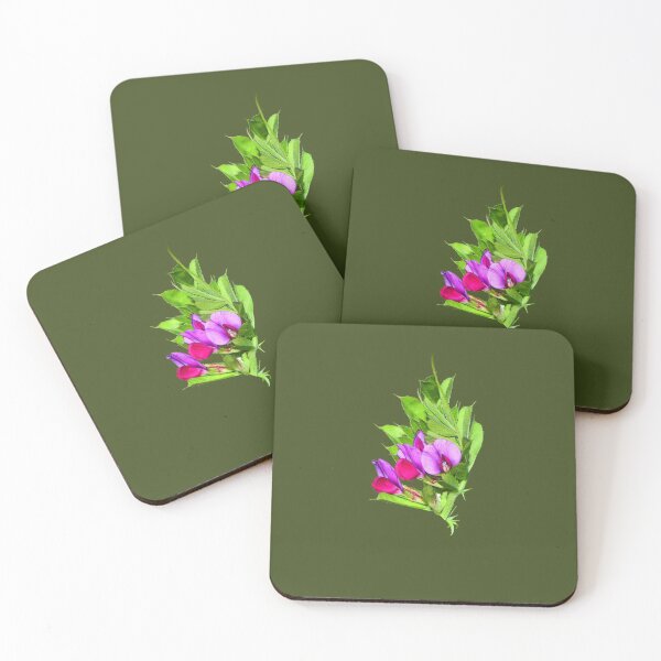 Item preview, Copy of Pea Flower On Dark Olive Green designed and sold by Jason Gilbert.