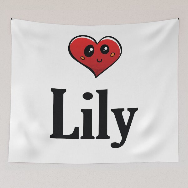 Item preview, Lily Cute Heart My Name Is Lily! designed and sold by ProjectX23.