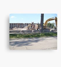 demolition Canvas Print