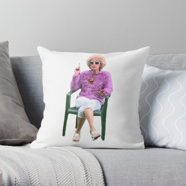 Kath and Kim Throw Pillow