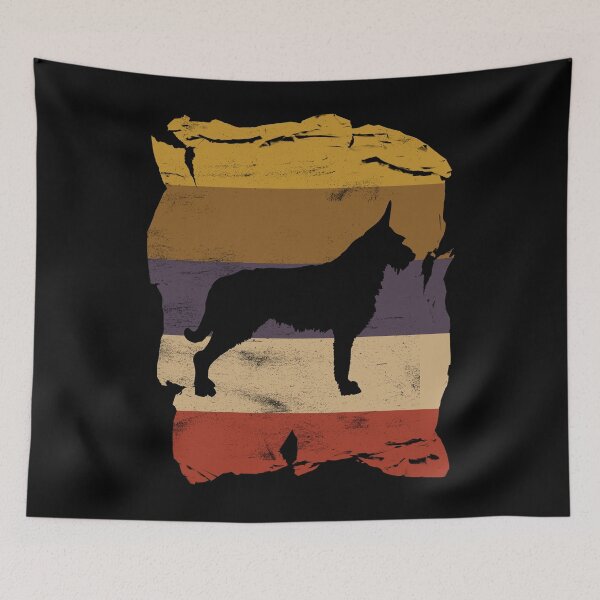 Item preview, Berger Picard Distressed Vintage Retro Silhouette designed and sold by DoggyStyles.