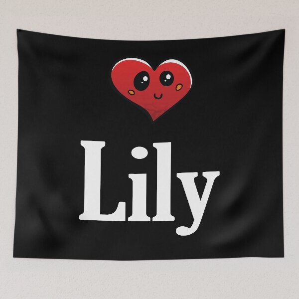 Item preview, Lily Cute Heart My Name Is Lily! designed and sold by ProjectX23.