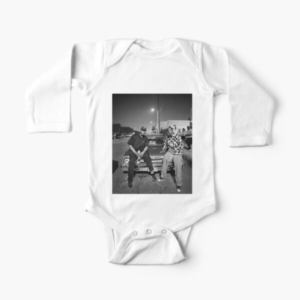 Vintage Snoop Doggy Dogg and Dr. Dre Long Sleeve Baby One-Piece