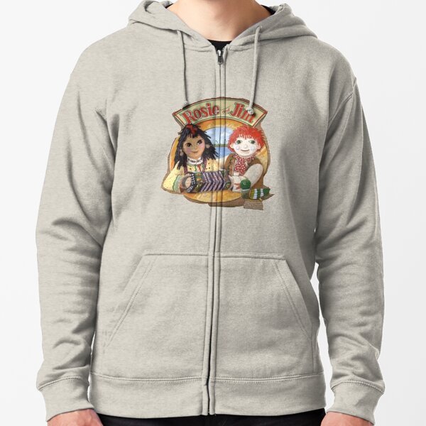 Rosie and Jim Vintage Childrens TV Zipped Hoodie