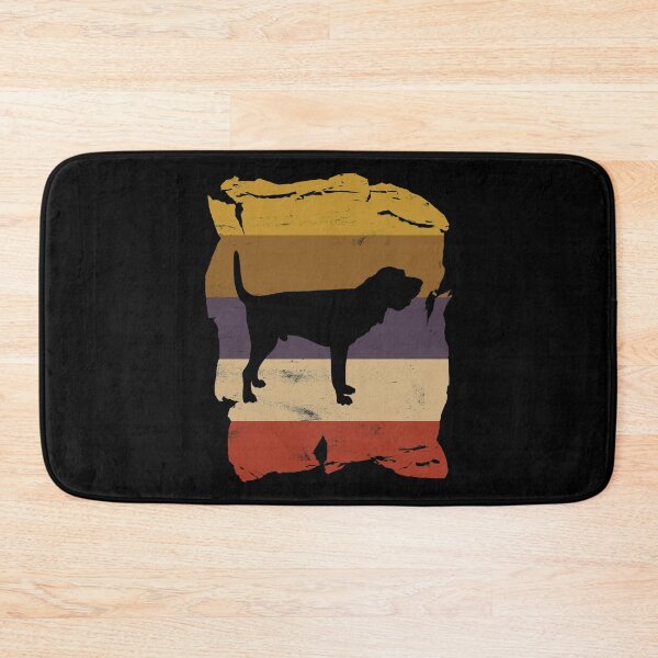 Item preview, Bloodhound Distressed Vintage Retro Silhouette designed and sold by DoggyStyles.