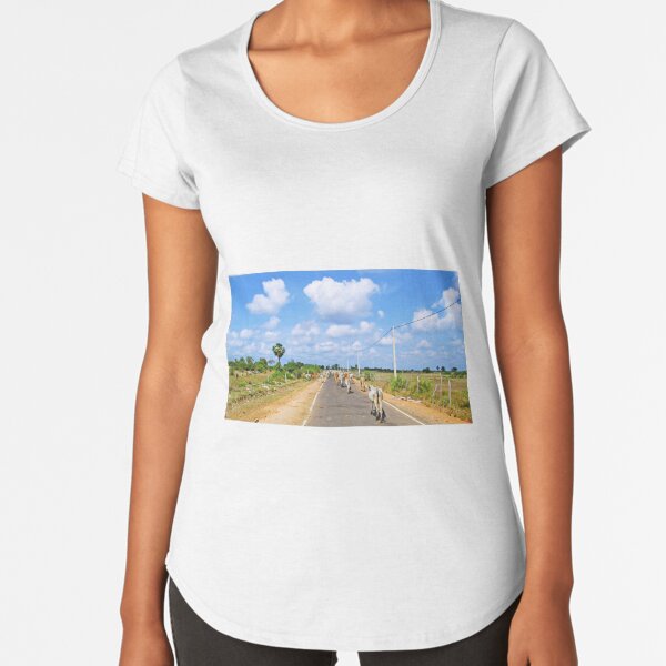A 'Moo'ment in Time (please see notes) Premium Scoop T-Shirt