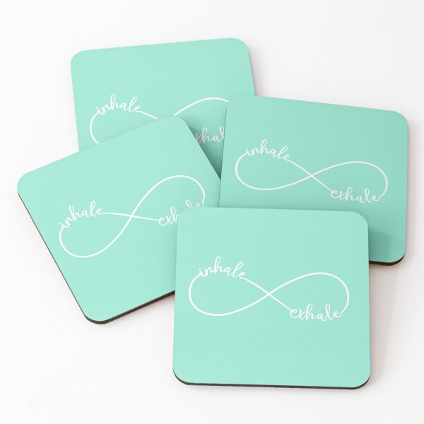 Item preview, Inhale, exhale, white nfinity sign designed and sold by beakraus.