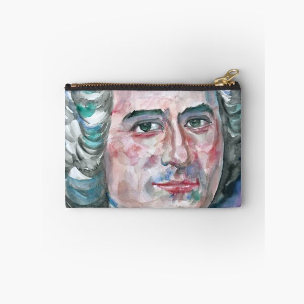 Item preview, JEAN-JACQUES ROUSSEAU watercolor portrait designed and sold by lautir.
