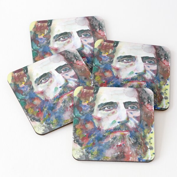 Item preview, FRANZ BRENTANO watercolor portrait designed and sold by lautir.