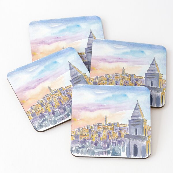 Item preview, Matera Basilicata Italy Sassi Sunset designed and sold by artshop77.