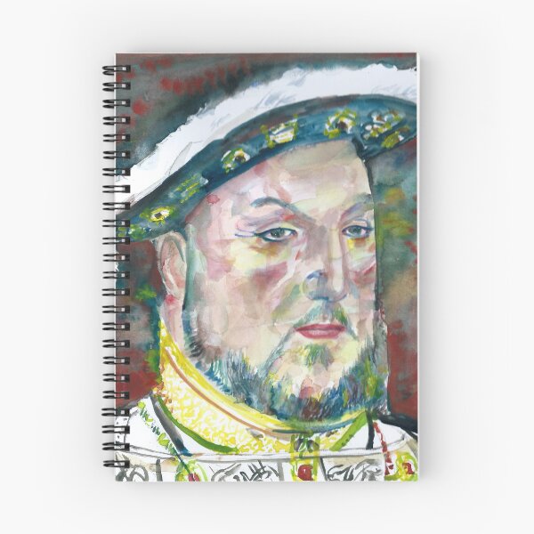 Item preview, HENRY VIII of ENGLAND watercolor portrait designed and sold by lautir.