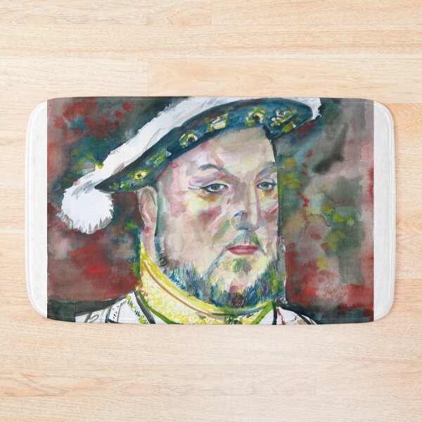 Item preview, HENRY VIII of ENGLAND watercolor portrait designed and sold by lautir.