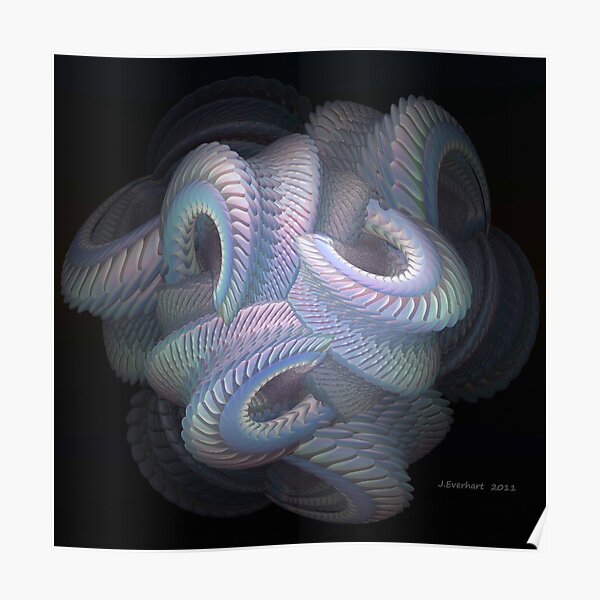 Pastel Structure- Snake Orgy Poster