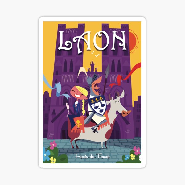 Vista previa del artículo con la obra «Cartel de Laon», diseñado y vendido por GAGodel.