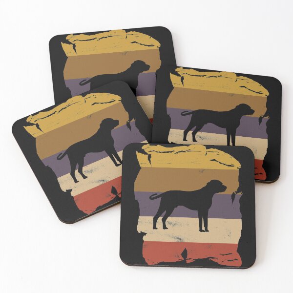 Item preview, Black Mouth Cur Distressed Vintage Retro Silhouette designed and sold by DoggyStyles.