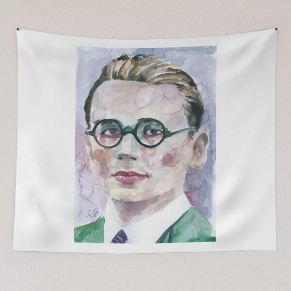 Item preview, KURT GODEL watercolor portrait designed and sold by lautir.