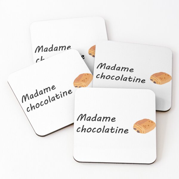 Item preview, Chocoline T-Shirt and accessories - Madame chocolatine designed and sold by Teeven.