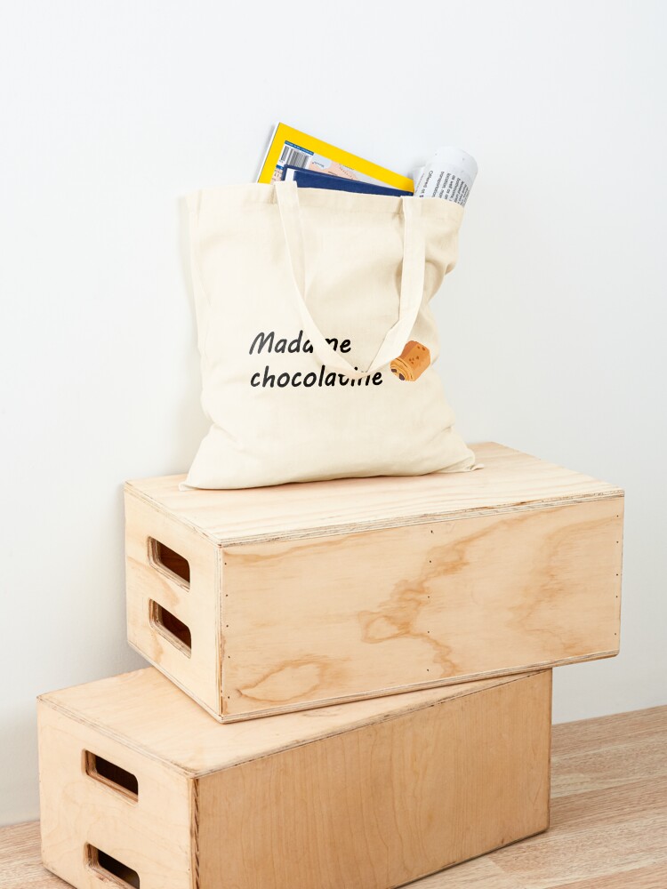 Chocoline T-Shirt and accessories - Madame chocolatine Tote Bag by Teeven