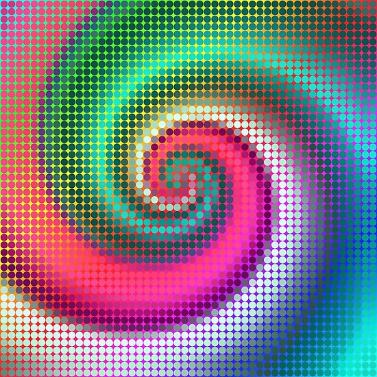 Fibonacci | Abstract random colors #19