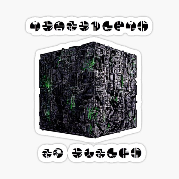 STAR TREK | BORG RESISTANCE IS FUTILE Sticker