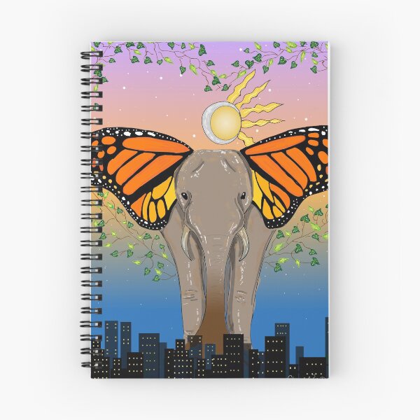 Item preview, Elephant and Butterfly designed and sold by ccmde.