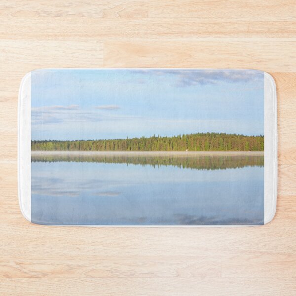 Item preview, Summer lake scape at morning designed and sold by Juhku.