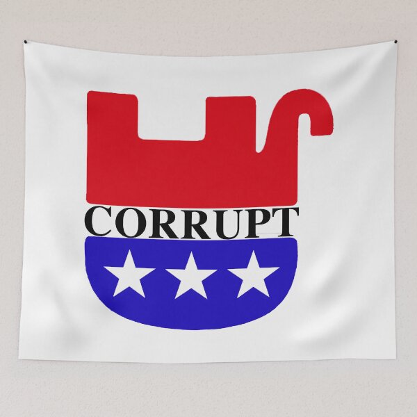 Item preview, Corrupt GOP - Upside down Dead Elephant designed and sold by Thelittlelord.