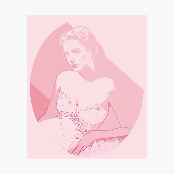 Grace Kelly Dial M For Murder Pink Gradient Photographic Print