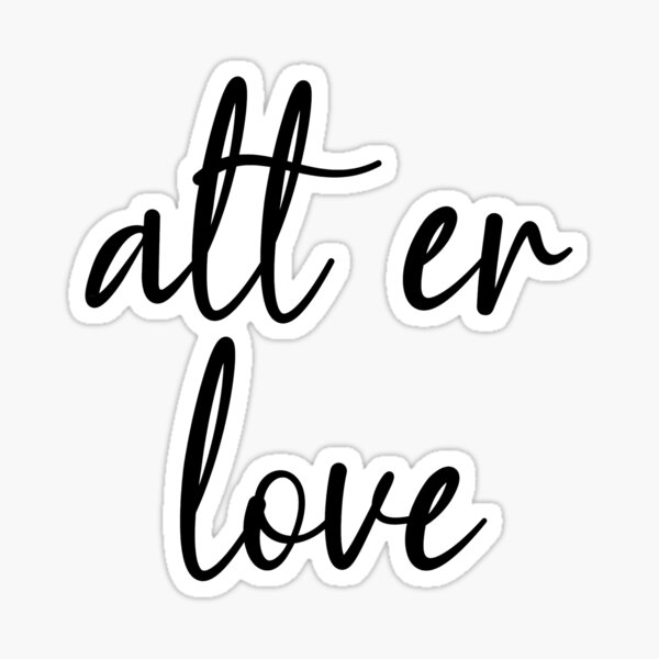 Alt er amour 1 Sticker