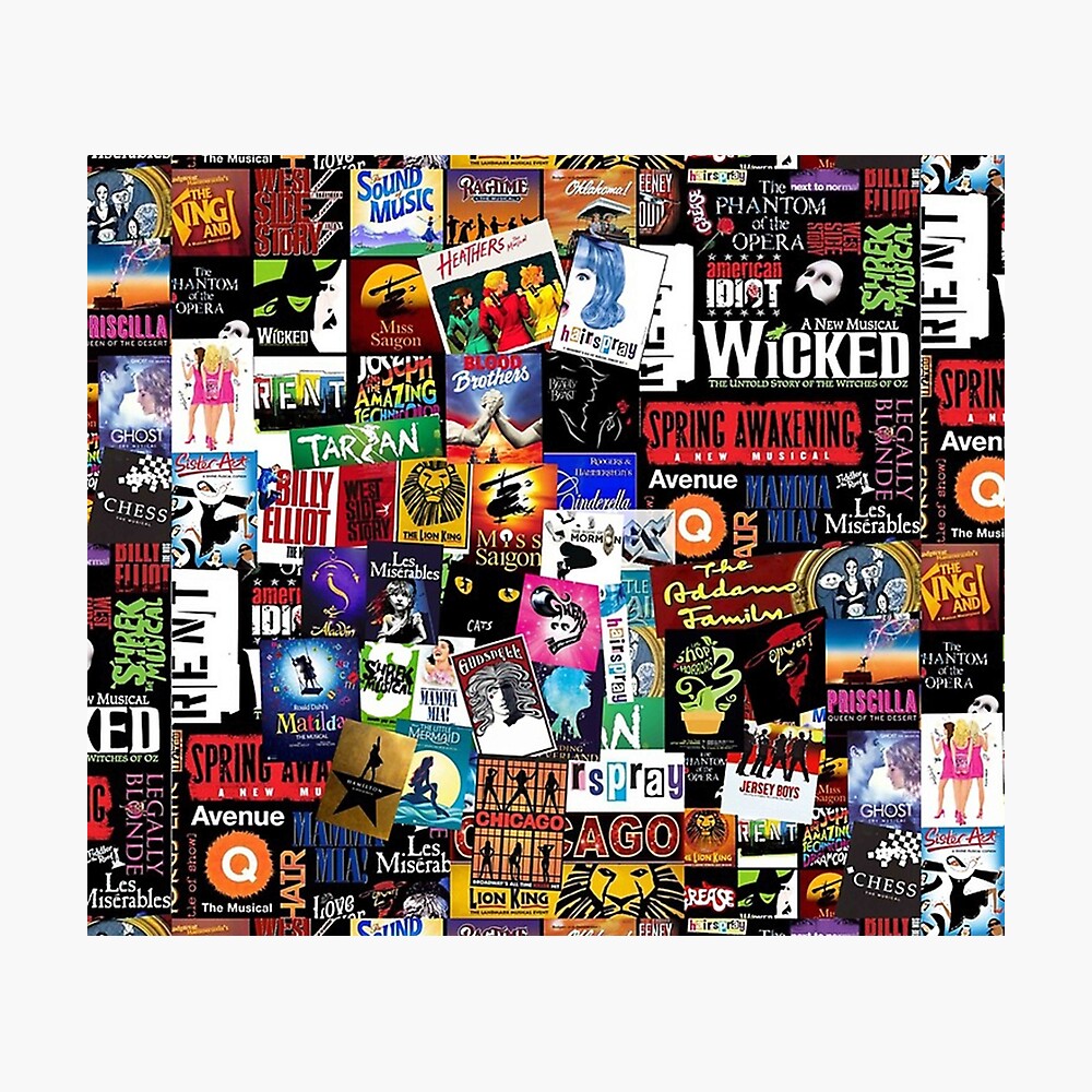 Music Collage Newest Poster By Lsmsho Redbubble