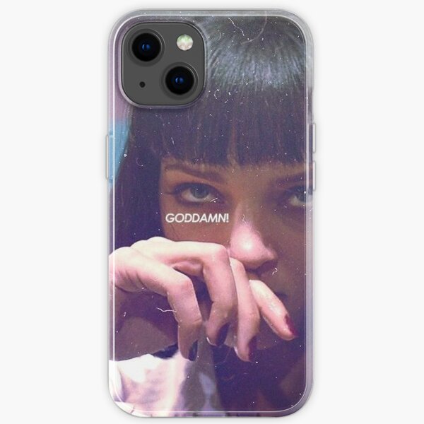 Mia Wallace God Damn! iPhone Soft Case