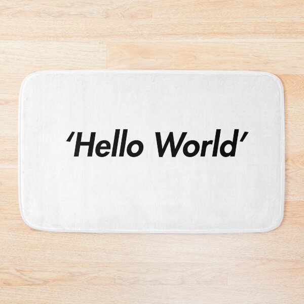 Item preview, Hello World designed and sold by AlanPun.